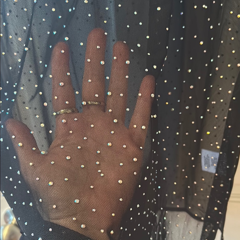 Anthropologie Eva Franco Starlight Long Sleeved Sheer Tunic - Picture 6 of 13